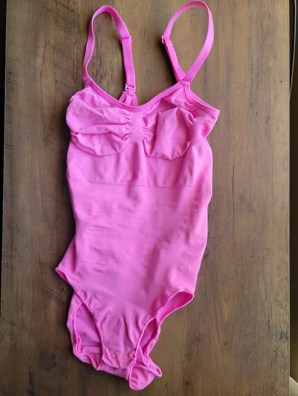 SKIMS Pink Scoop Neck Tank Bodysuit